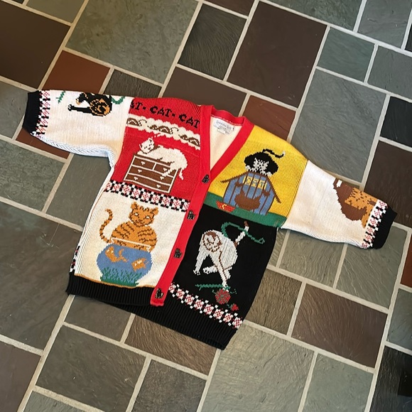 Vintage Sweaters - 🐈⬛ Amazing Vintage Sweater Loft Cat Sweater 🐈⬛